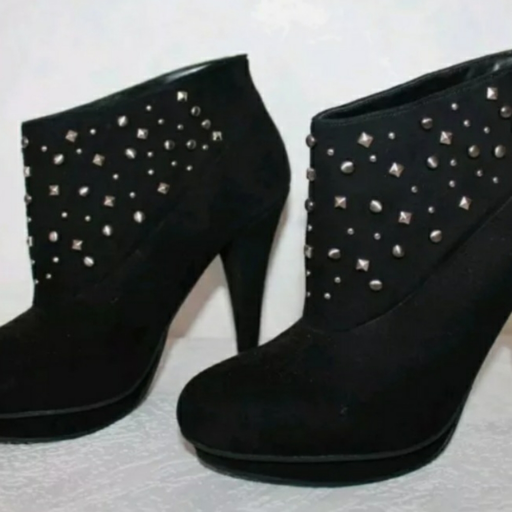 $139. BCBG Suede Ankle Boots - Picture 8 of 8